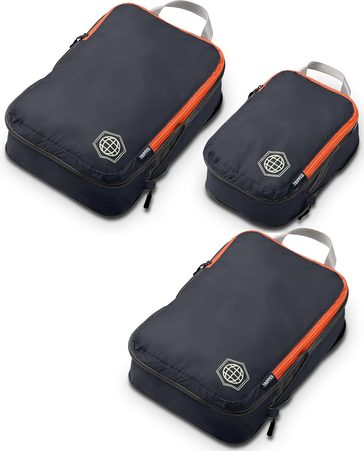 Compression Packing Cubes for Travel, 6-Piece Lightweight Packing Cubes Set for Carry-On Luggage & Backpacks – (Getaways)