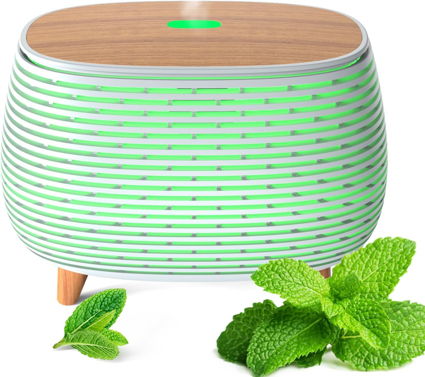 Essential Oil Diffuser, 120Ml Small Aromatherapy Diffuser, Ultrasonic Diffusers for Essential Oil, Cool Mist Humidifier with 7 Color LED and Auto off Safety, for Bedroom,Office, Study Room