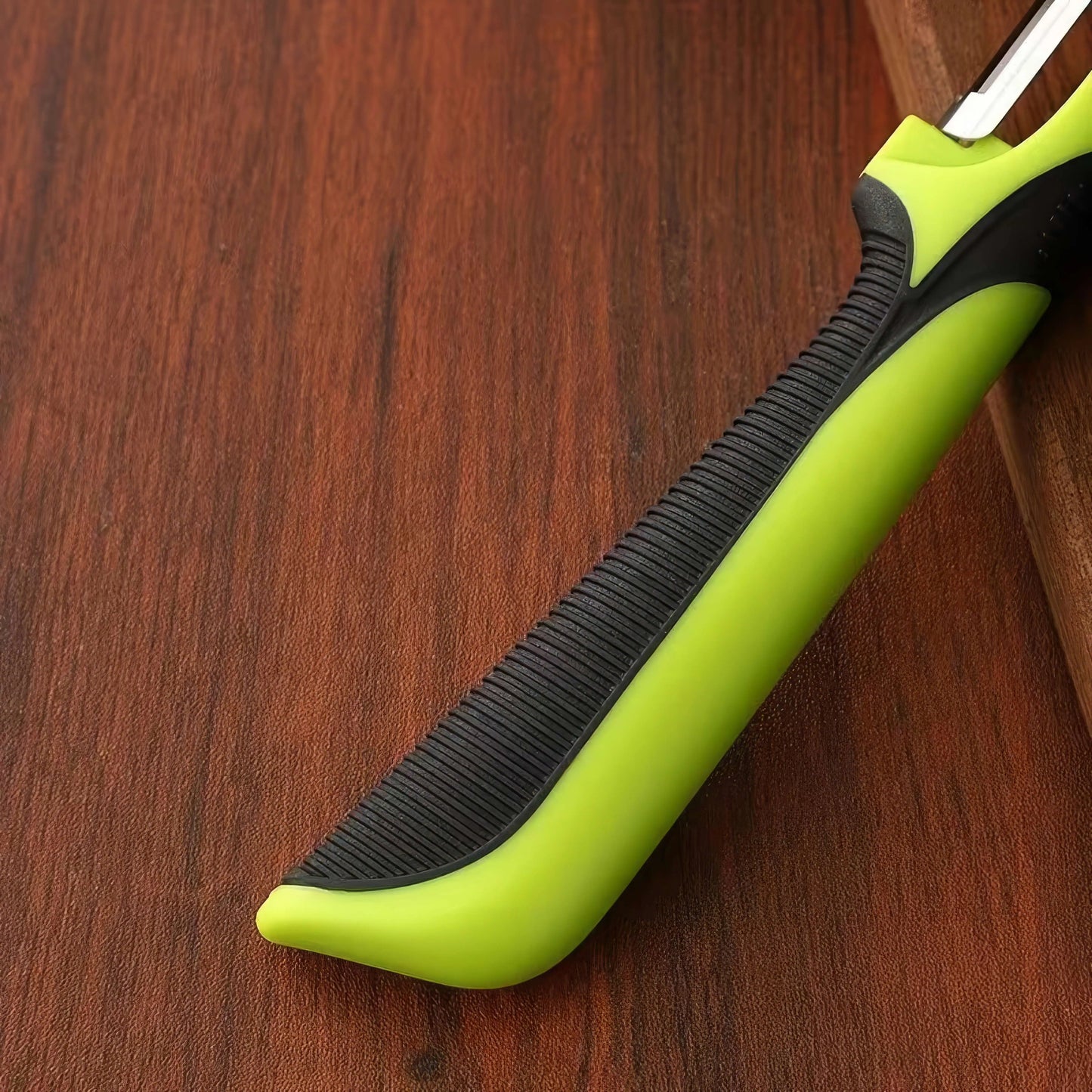 Green Vegetable Peeler Non Slip Grip Left Right Hand Potato Carrot Melon Slicer