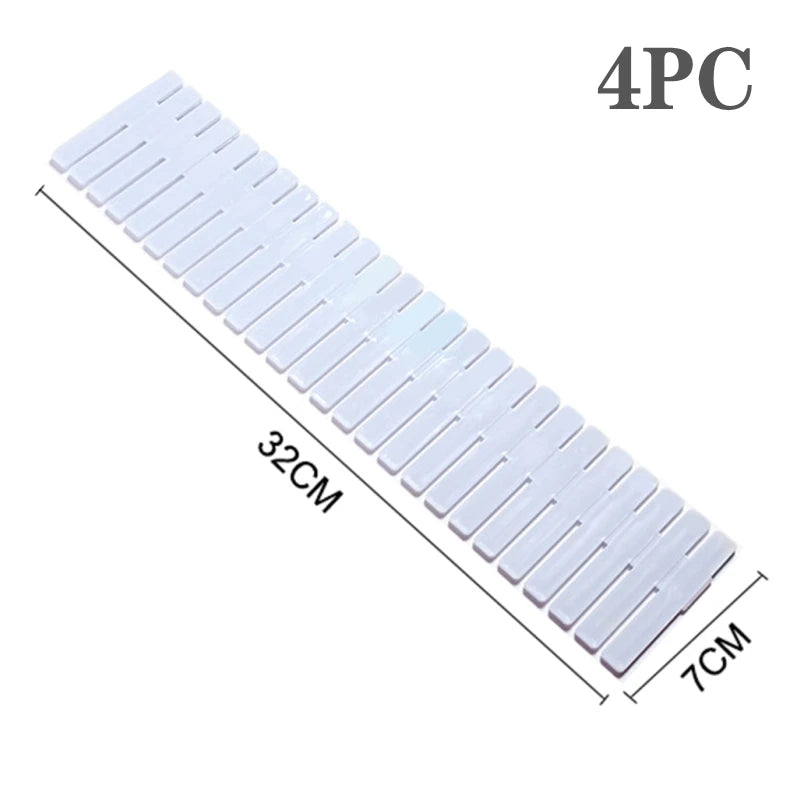 Adjustable Drawer Organizer Dividers β Household Storage Cabinet Partition for Socks, Underwear & Sundries
