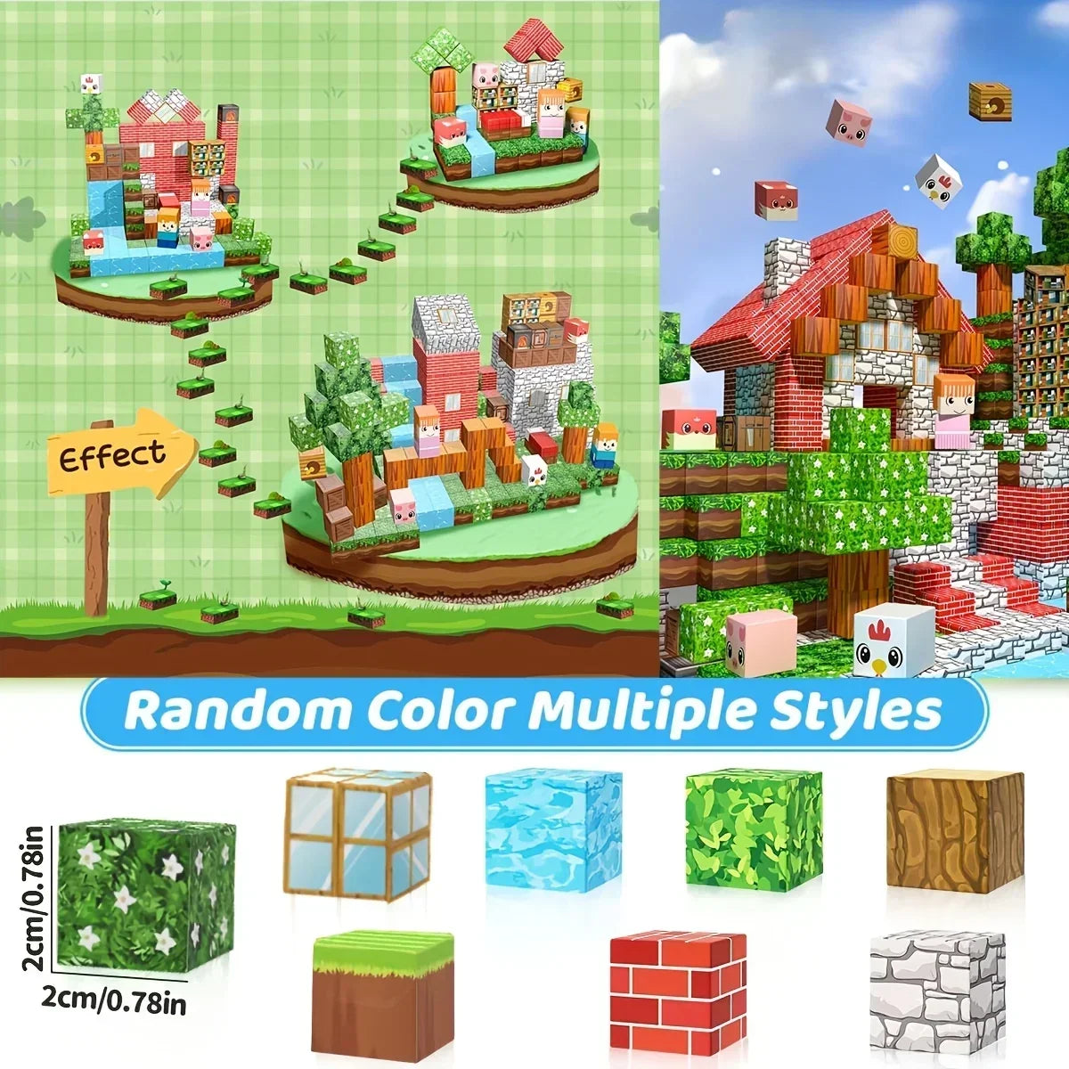 Magnetic Building Blocks | STEM Educational Tiles for Kids Ages 3+