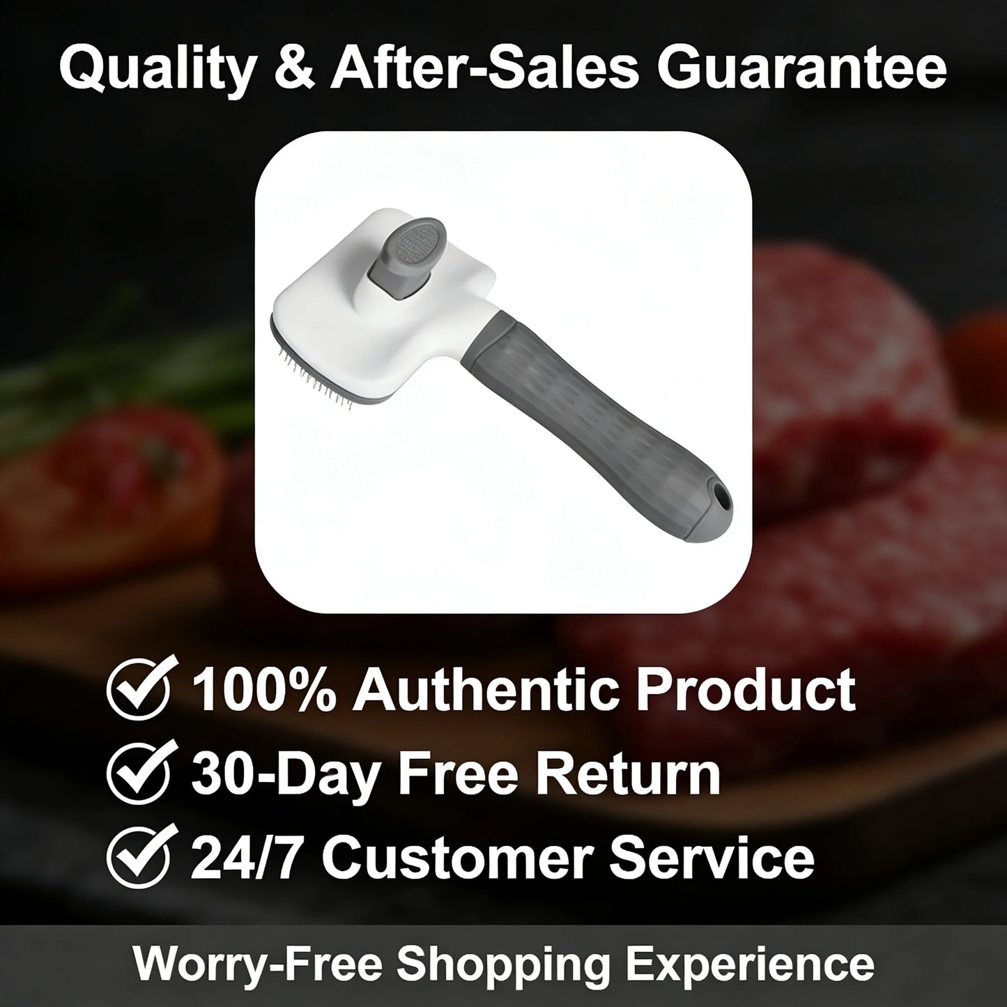 Self-Cleaning Pet Grooming Brush – Shedding & Massage Tool for Dogs & Cats