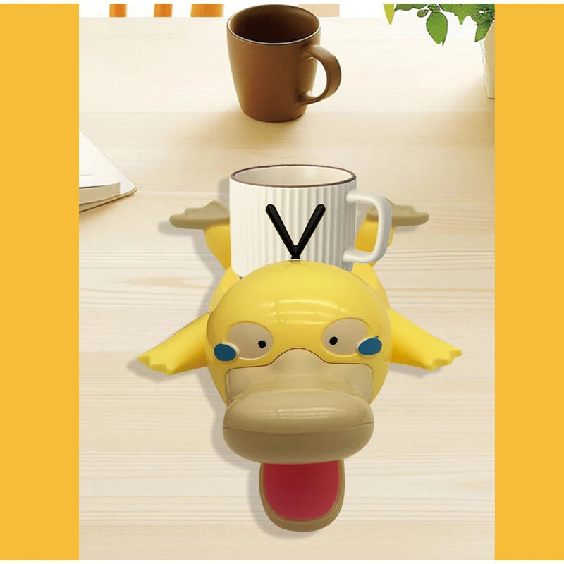 3D Cute Duck Coaster – Funny Pressable Stress Relief Desk Decor