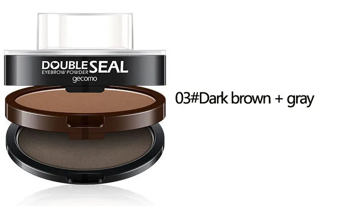 Waterproof Eyebrow Stamp Powder Kit