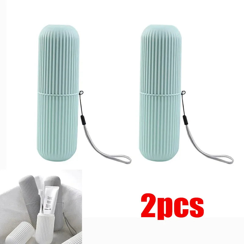 Portable Toothbrush & Toothpaste Travel Case