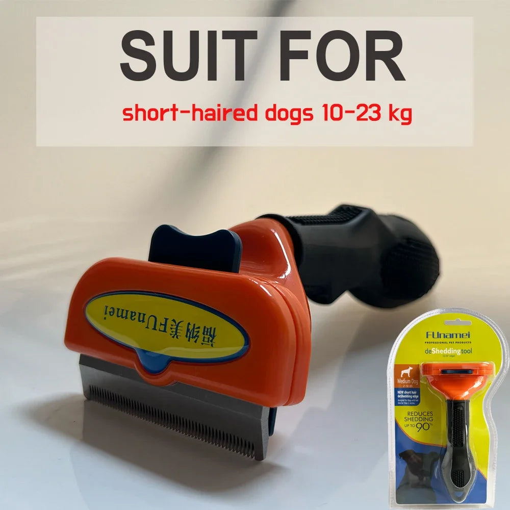 Pet Grooming Brush for Dogs & Cats – Hair Removal & Massage Comb Tool
