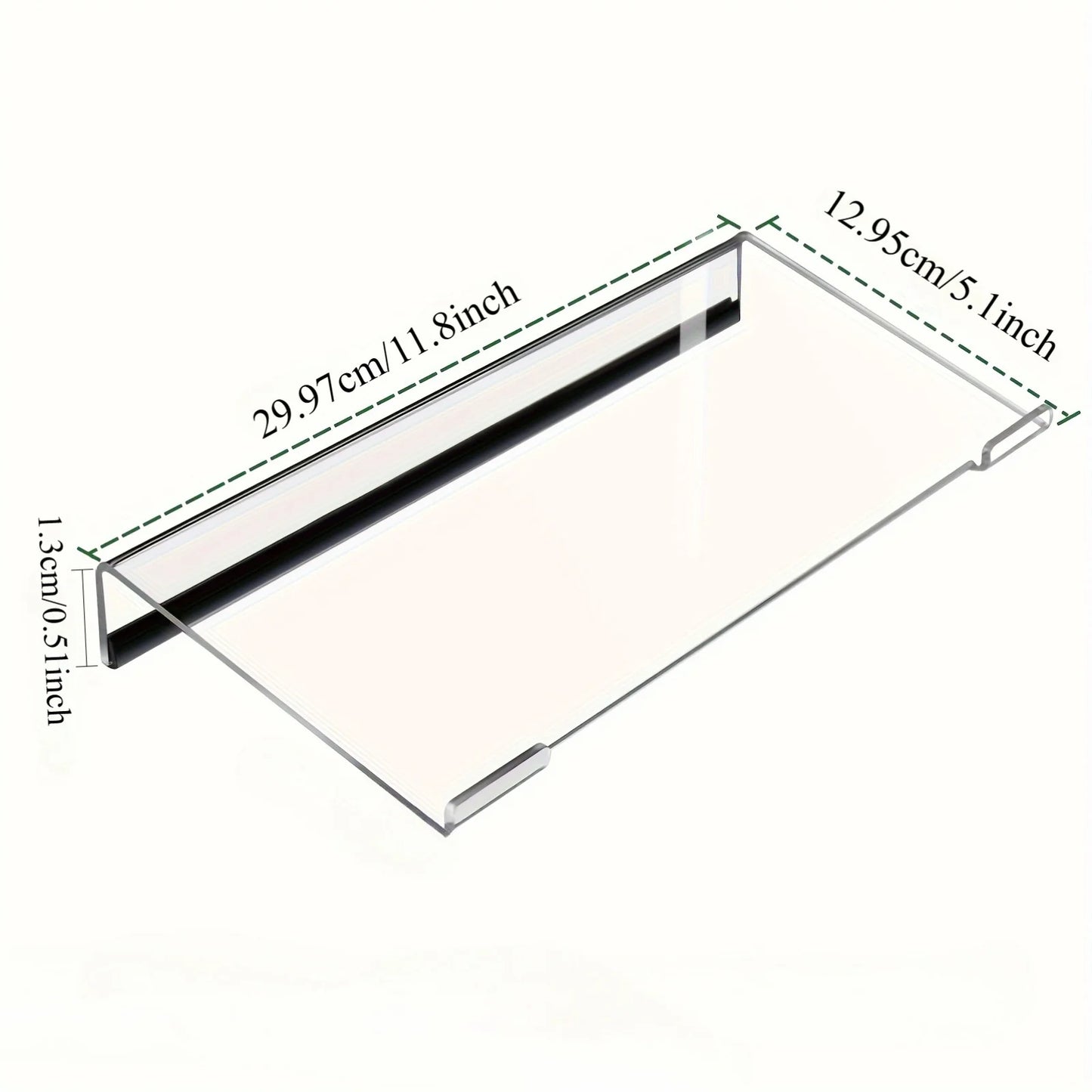 Clear Acrylic Ergonomic Keyboard Stand