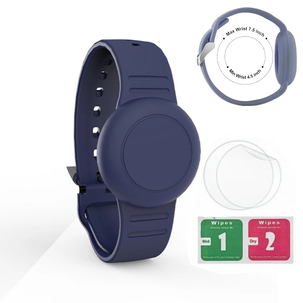 Waterproof AirTag Bracelet for Kids Nylon Hidden Tracker Wristband Toddler Band
