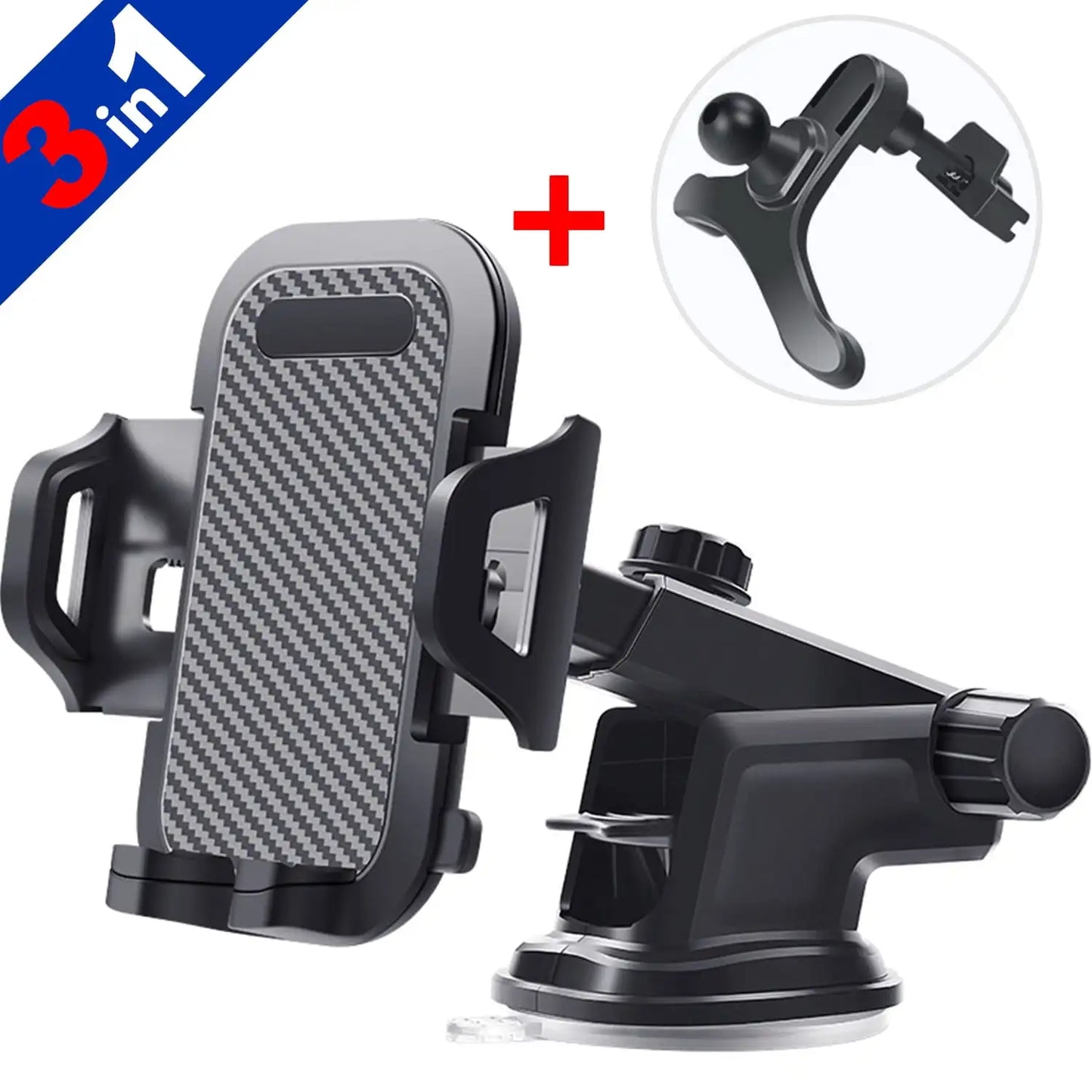 Car Phone Mount with Long Arm – Universal Air Vent Holder