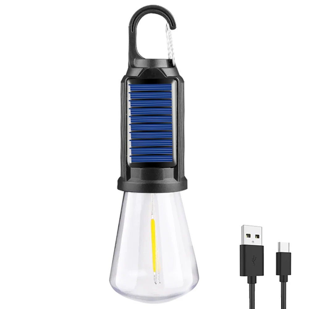 Solar Powered LED Camping Lantern | Waterproof BBQ & Tent Atmosphere Light