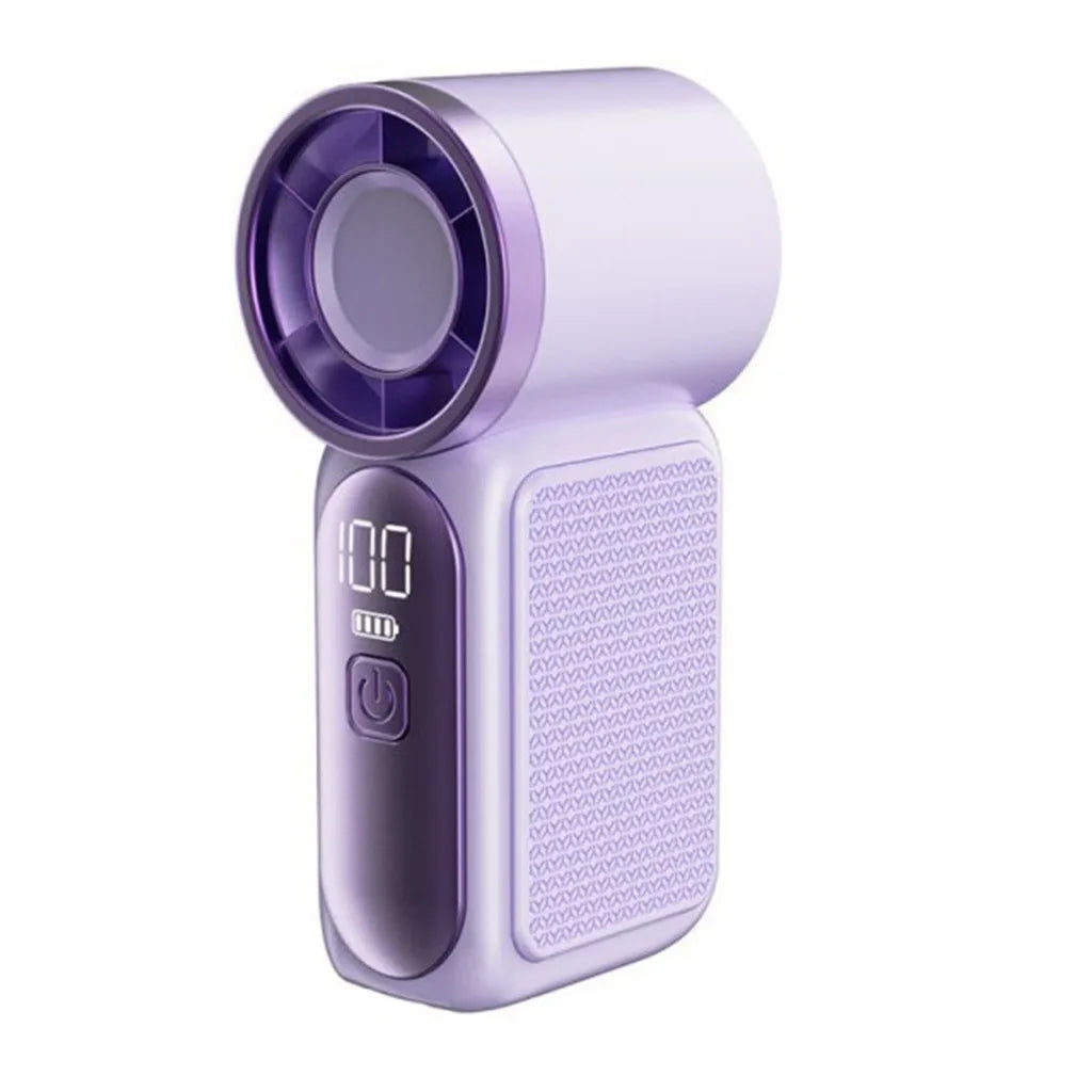 Mini Handheld Turbo Fan Portable High Speed Cooling Blower with 100 Speed Settings