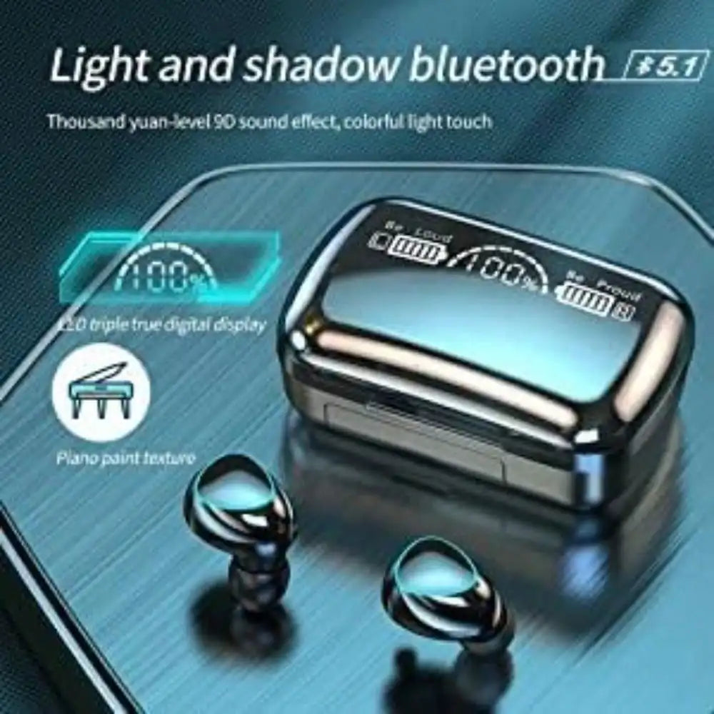 TWS Bluetooth Wireless Headphones | Gaming Headset & Emergency Power Bank