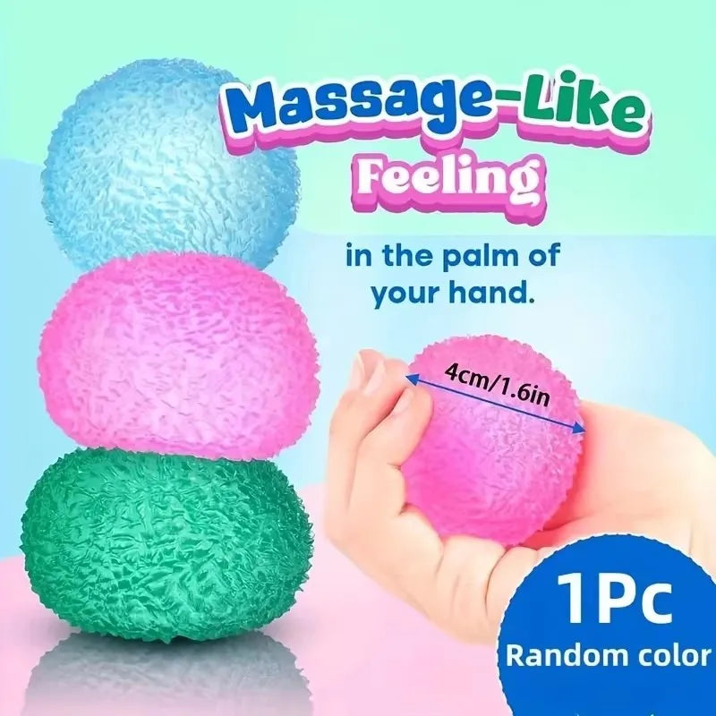 Multicolor Squishy Ice Ball Toy – Soft Sensory Stress Relief
