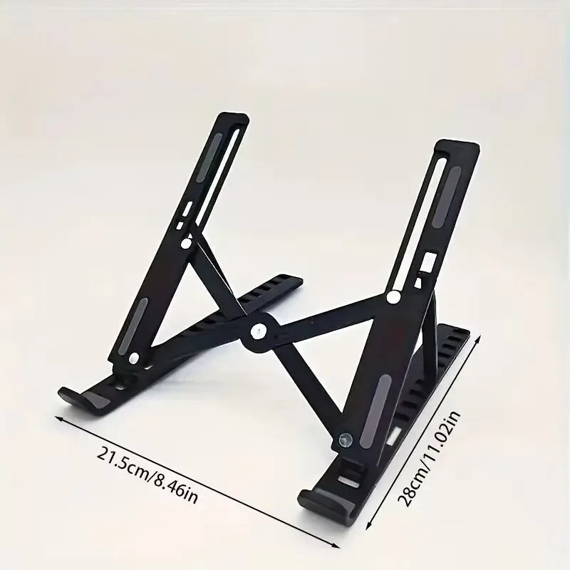 Adjustable Laptop Stand Foldable Portable – Ergonomic Notebook & Tablet Holder for MacBook, iPad & Laptops