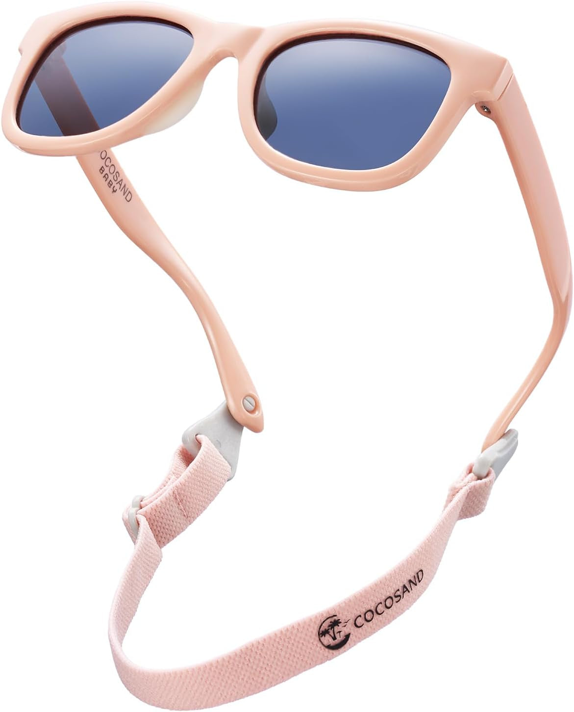 Flexible Baby Sunglasses with Strap Polarized UV Protection for Toddler Infant Newborn Boy Girl Age 0-24 Months