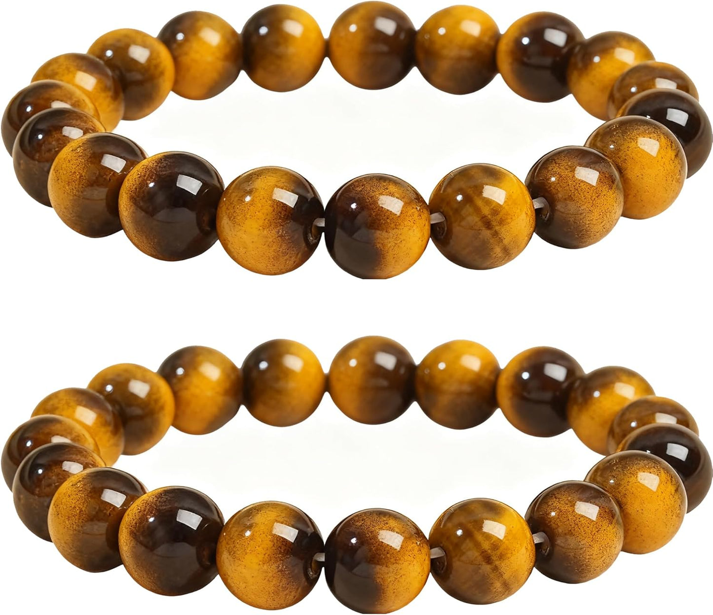 Handmade 8Mm Beaded Bracelets for Men Protection Bracelet for Women Chakra Feng Shui Stretchy Handmade Lucky Money Stretchy Crystal Bracelets Best Gifts