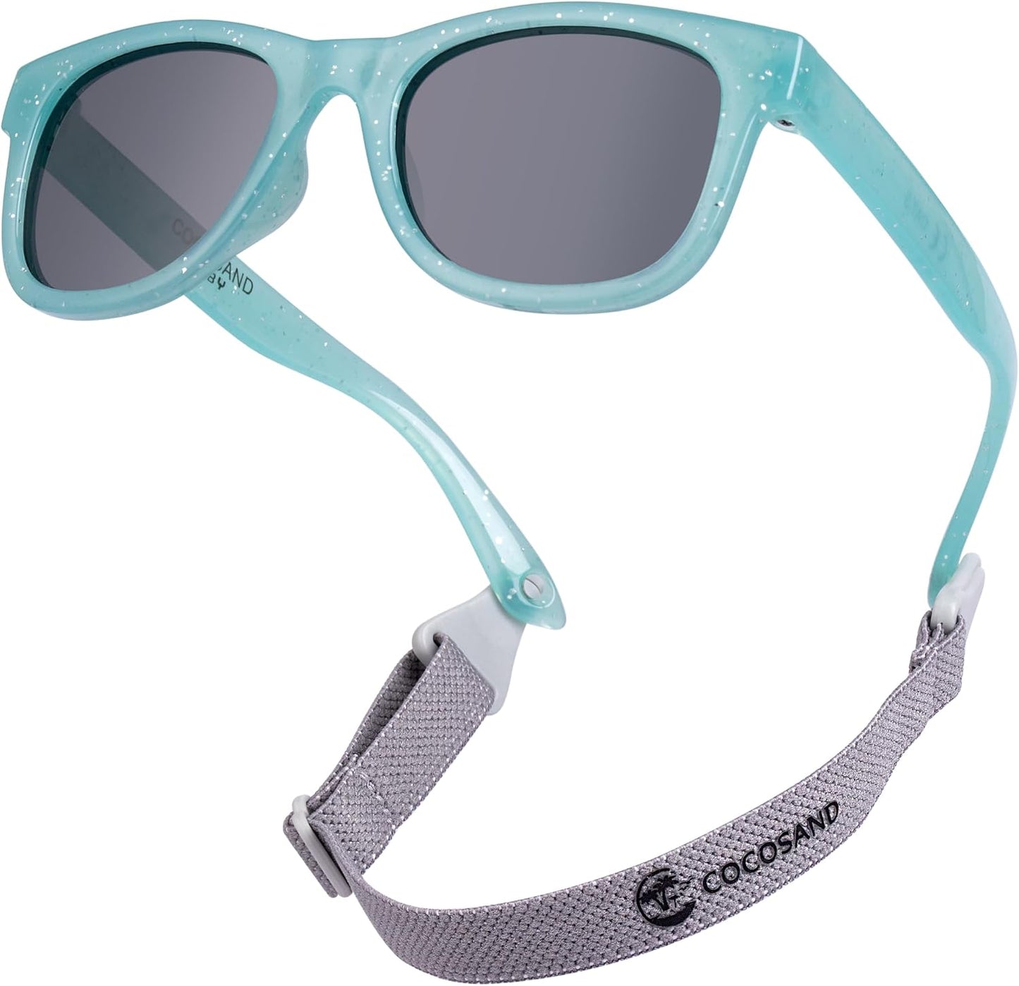 Flexible Baby Sunglasses with Strap Polarized UV Protection for Toddler Infant Newborn Boy Girl Age 0-24 Months