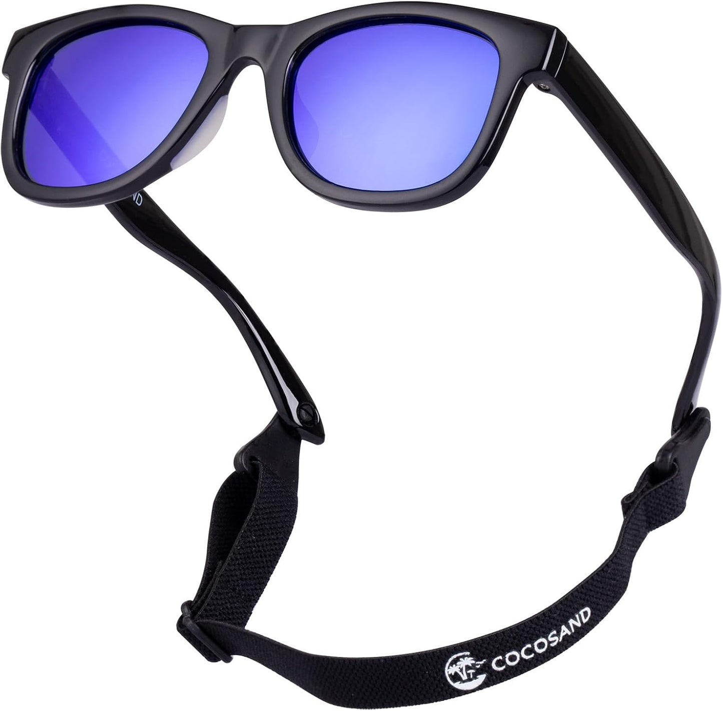 Flexible Baby Sunglasses with Strap Polarized UV Protection for Toddler Infant Newborn Boy Girl Age 0-24 Months