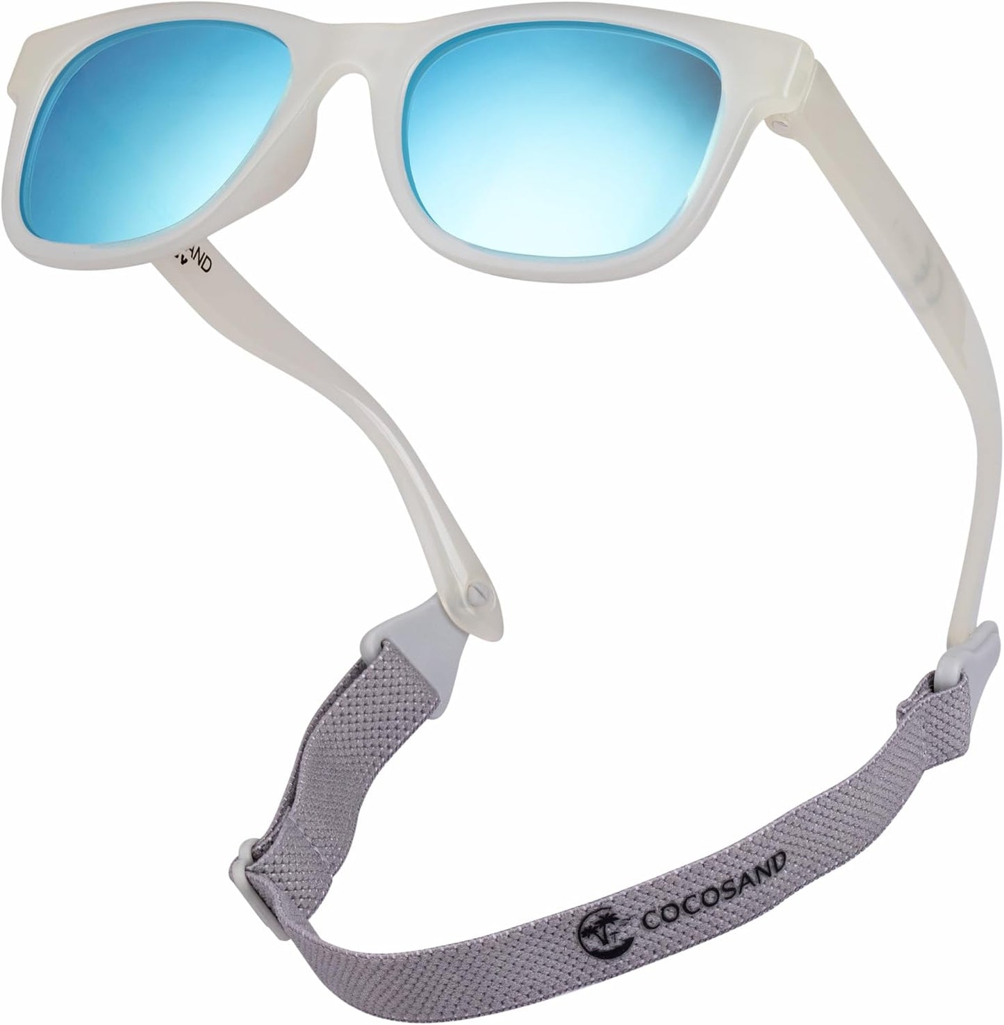 Flexible Baby Sunglasses with Strap Polarized UV Protection for Toddler Infant Newborn Boy Girl Age 0-24 Months