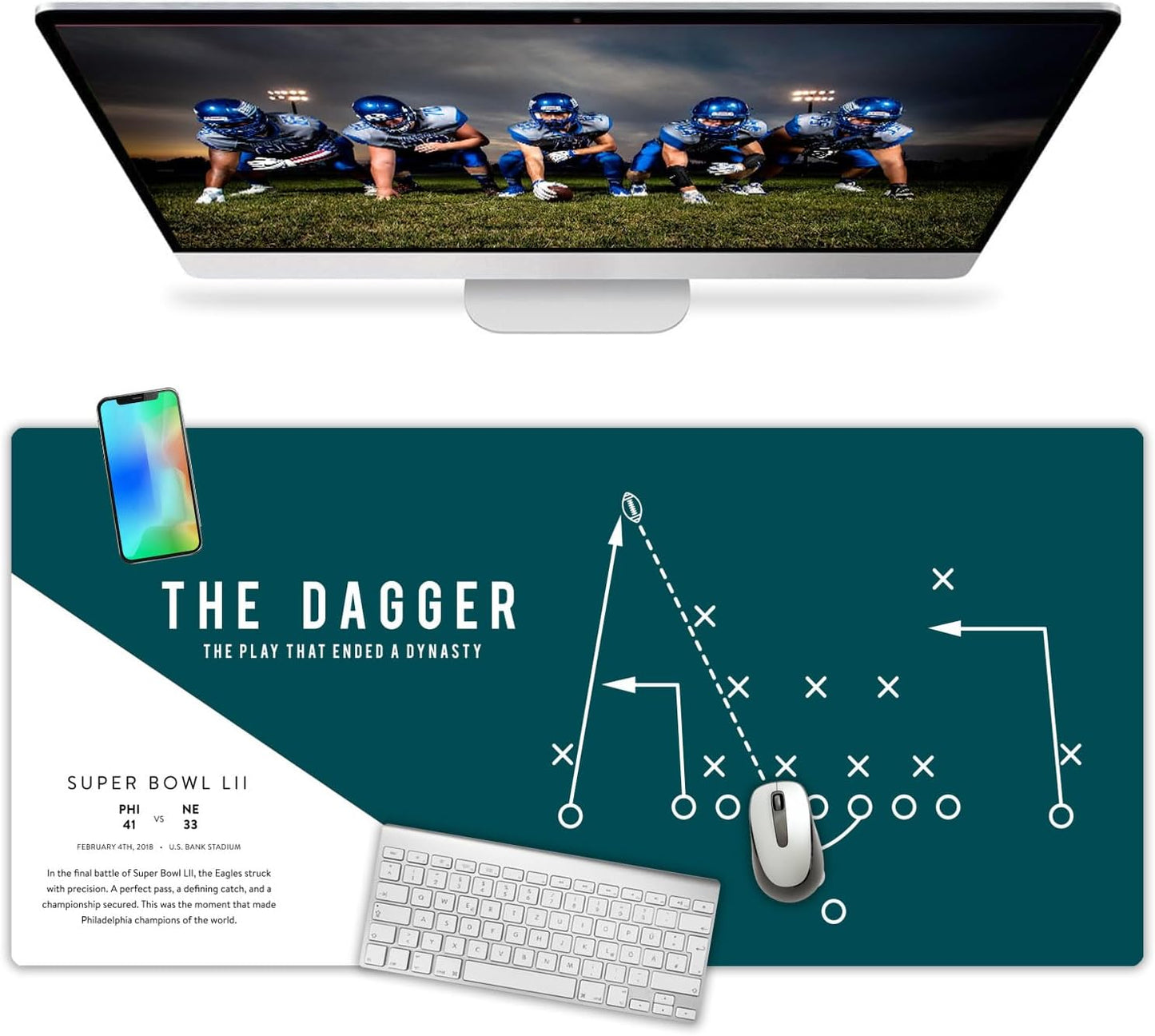 Large Mouse Pad Desk Mat 15" X 30" – Extended Floral Desk Protector for Keyboard & Mouse – Non-Slip Waterproof Cute Office Pad Aesthetic Workstation Mat