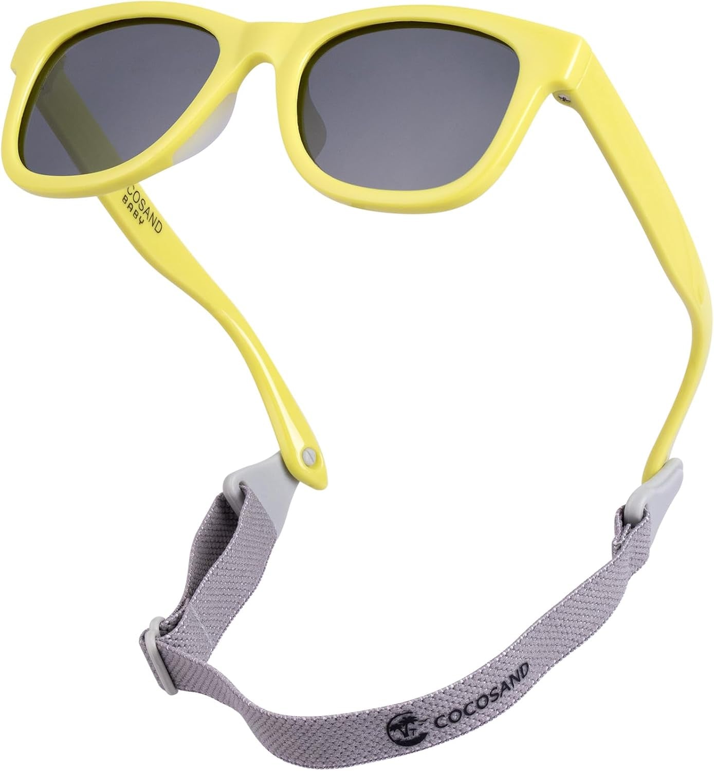 Flexible Baby Sunglasses with Strap Polarized UV Protection for Toddler Infant Newborn Boy Girl Age 0-24 Months