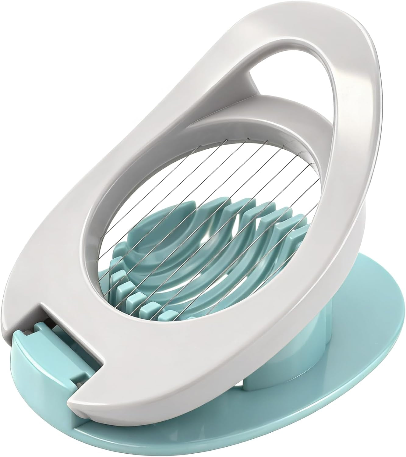 Egg Slicer Easy to Clean Egg Cutter with Stainless Steel Wire for Kitchen Soft Fruit, Strawberrys Kiwis Sandwiches Salads