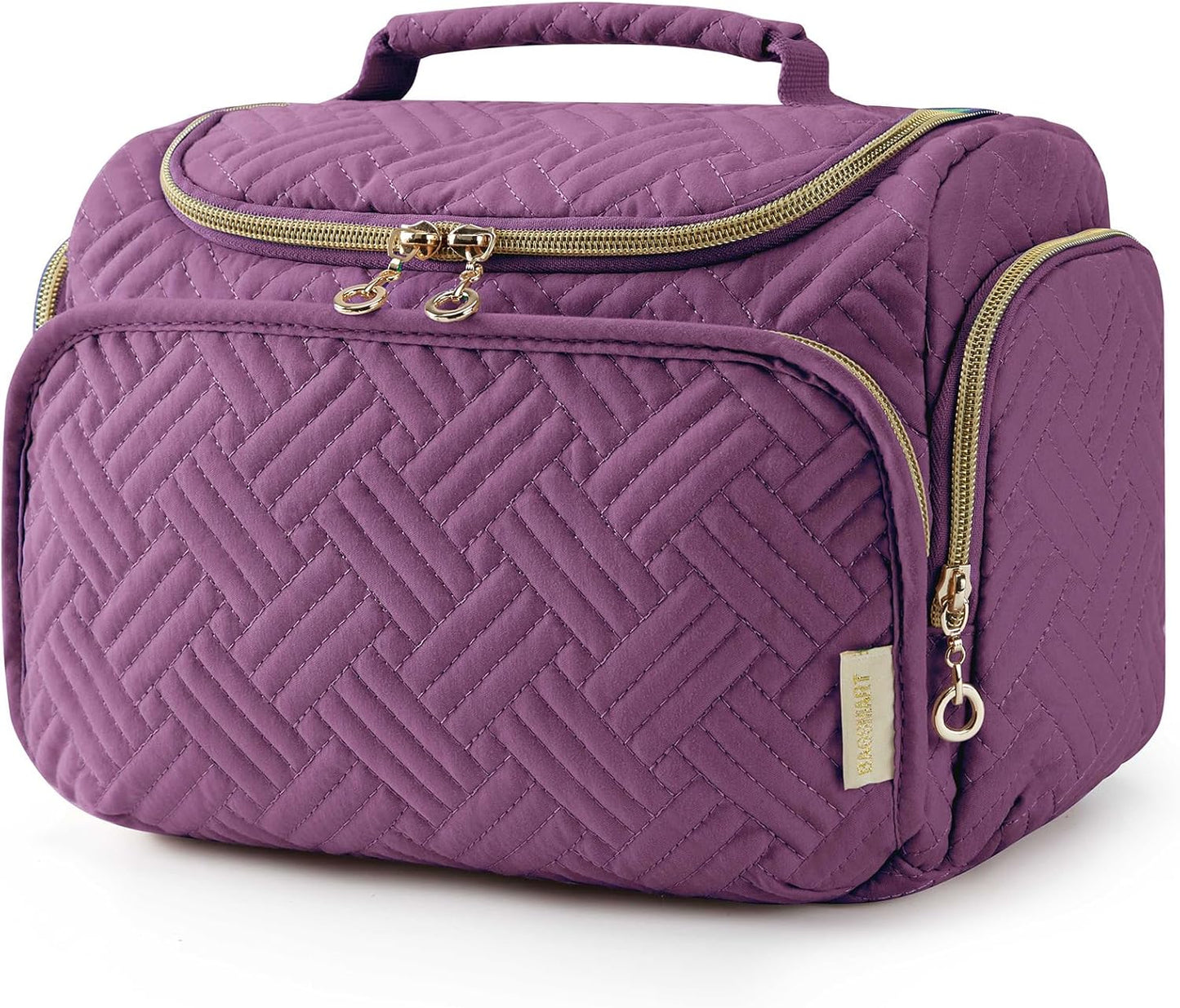 Travel Toiletry Bag for Women, Cosmetic Bag Makeup Bag Organizer with Handle, Travel Bag for Toiletries, Travel Accessories, Full Sized Container