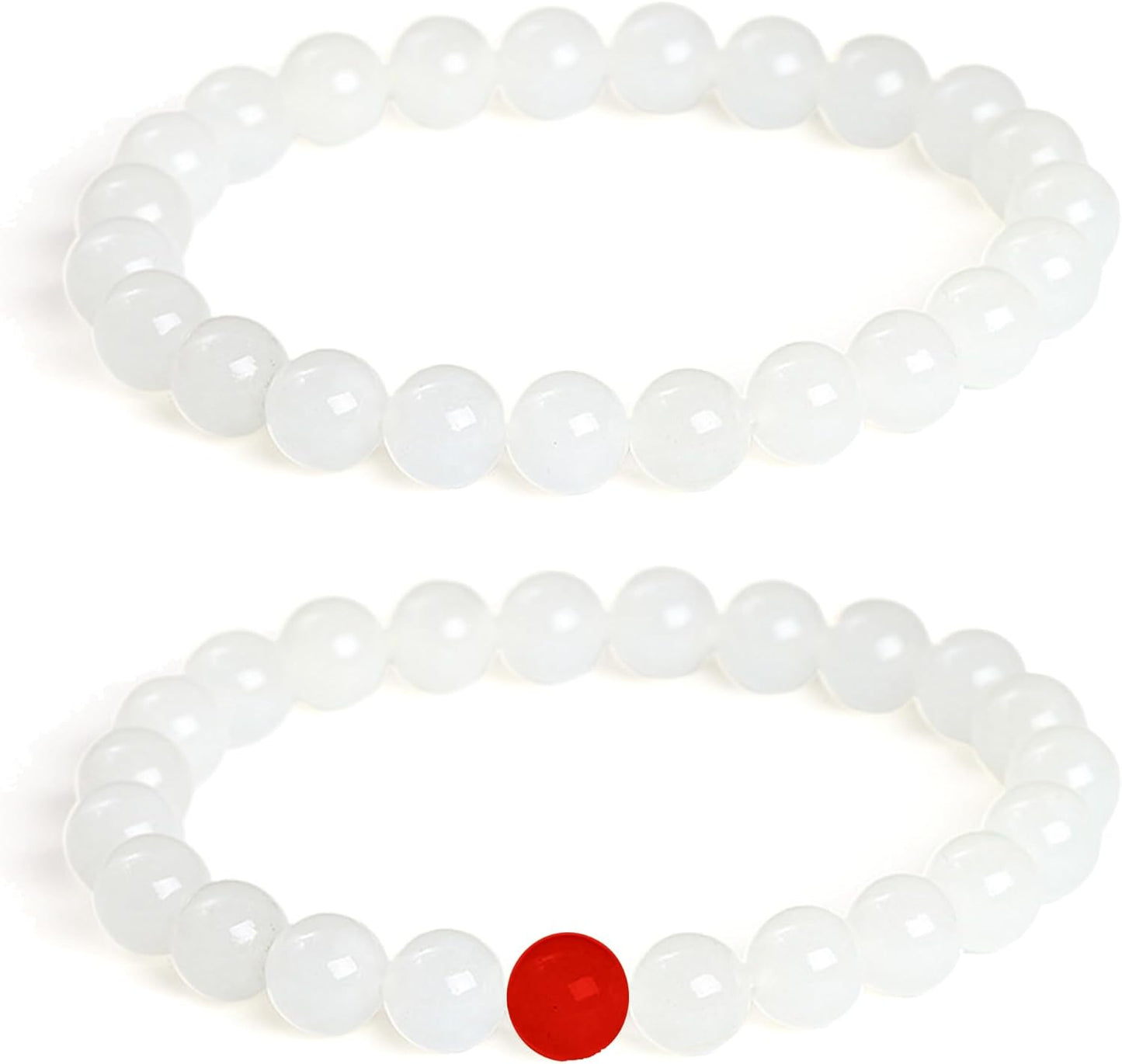 Handmade 8Mm Beaded Bracelets for Men Protection Bracelet for Women Chakra Feng Shui Stretchy Handmade Lucky Money Stretchy Crystal Bracelets Best Gifts