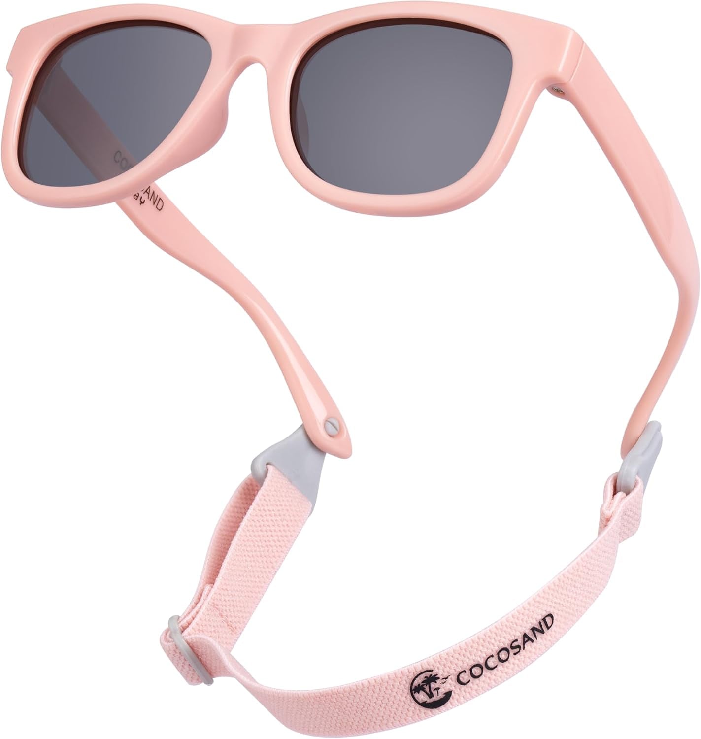 Flexible Baby Sunglasses with Strap Polarized UV Protection for Toddler Infant Newborn Boy Girl Age 0-24 Months