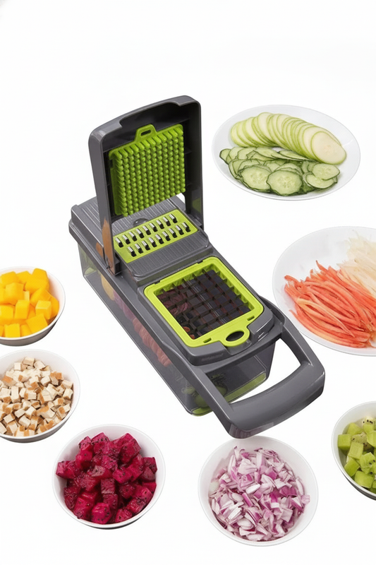 15-In-1 Vegetable Fruit Onion Chopper Cutter Dicer Slicer Graters