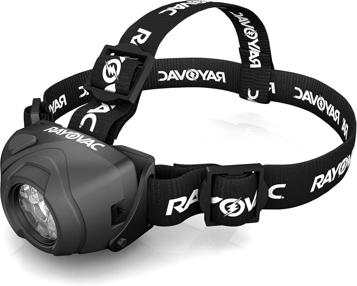 Virtually Indestructible LED Headlamp, Durable and Bright Headlamp with Head Strap, Camping Gear and Work Light, Batteries Included, Pack of 1