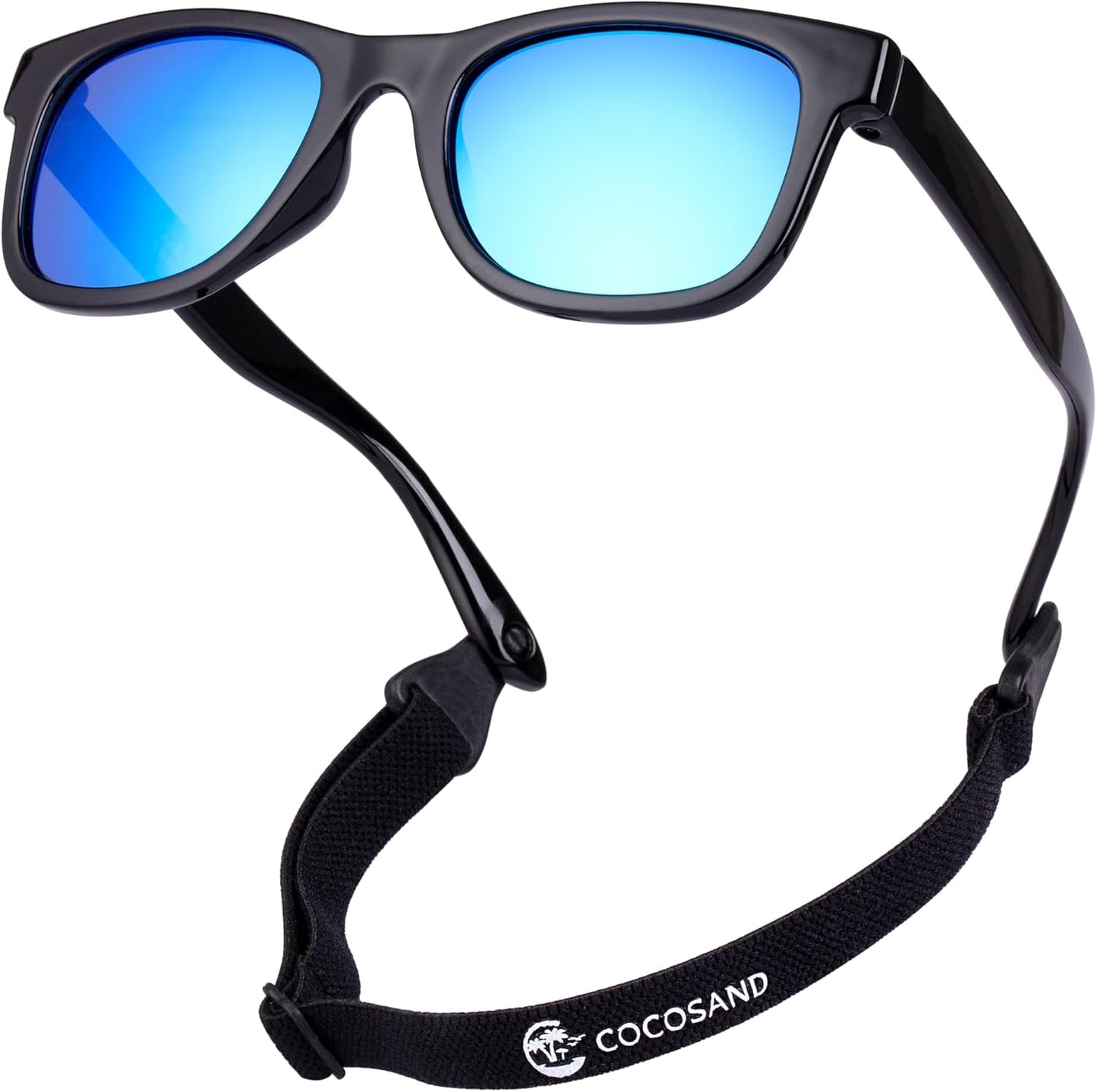 Flexible Baby Sunglasses with Strap Polarized UV Protection for Toddler Infant Newborn Boy Girl Age 0-24 Months