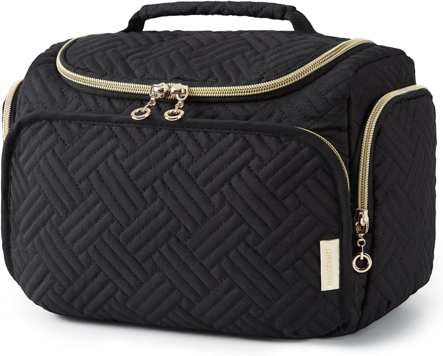 Travel Toiletry Bag for Women, Cosmetic Bag Makeup Bag Organizer with Handle, Travel Bag for Toiletries, Travel Accessories, Full Sized Container