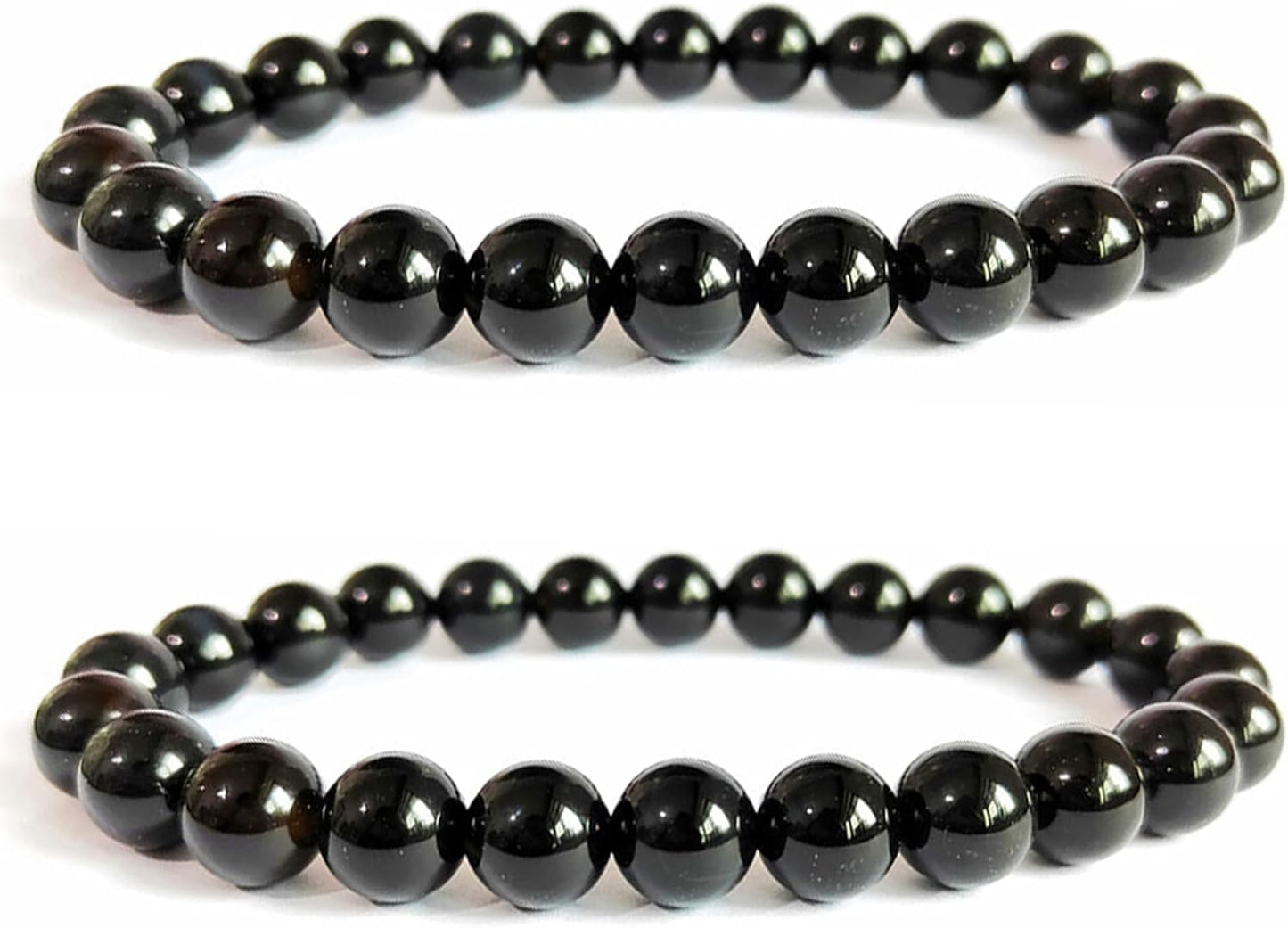 Handmade 8Mm Beaded Bracelets for Men Protection Bracelet for Women Chakra Feng Shui Stretchy Handmade Lucky Money Stretchy Crystal Bracelets Best Gifts