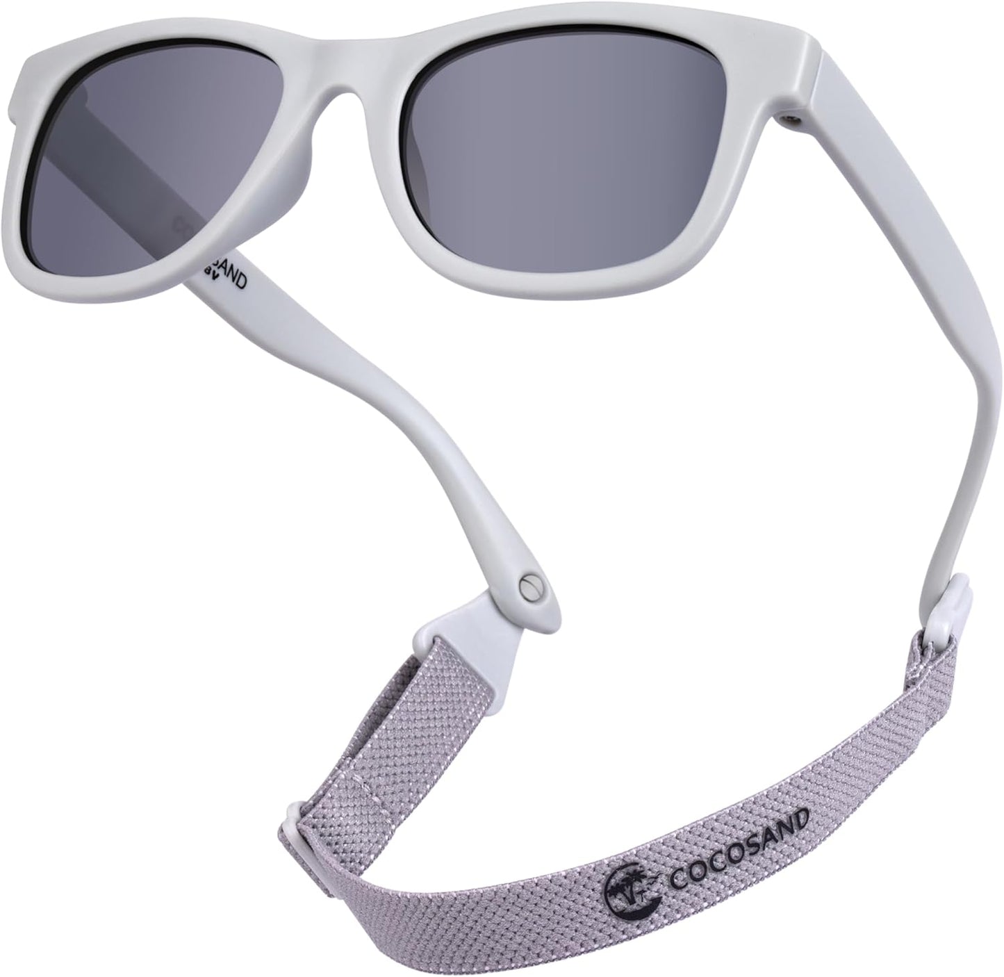 Flexible Baby Sunglasses with Strap Polarized UV Protection for Toddler Infant Newborn Boy Girl Age 0-24 Months