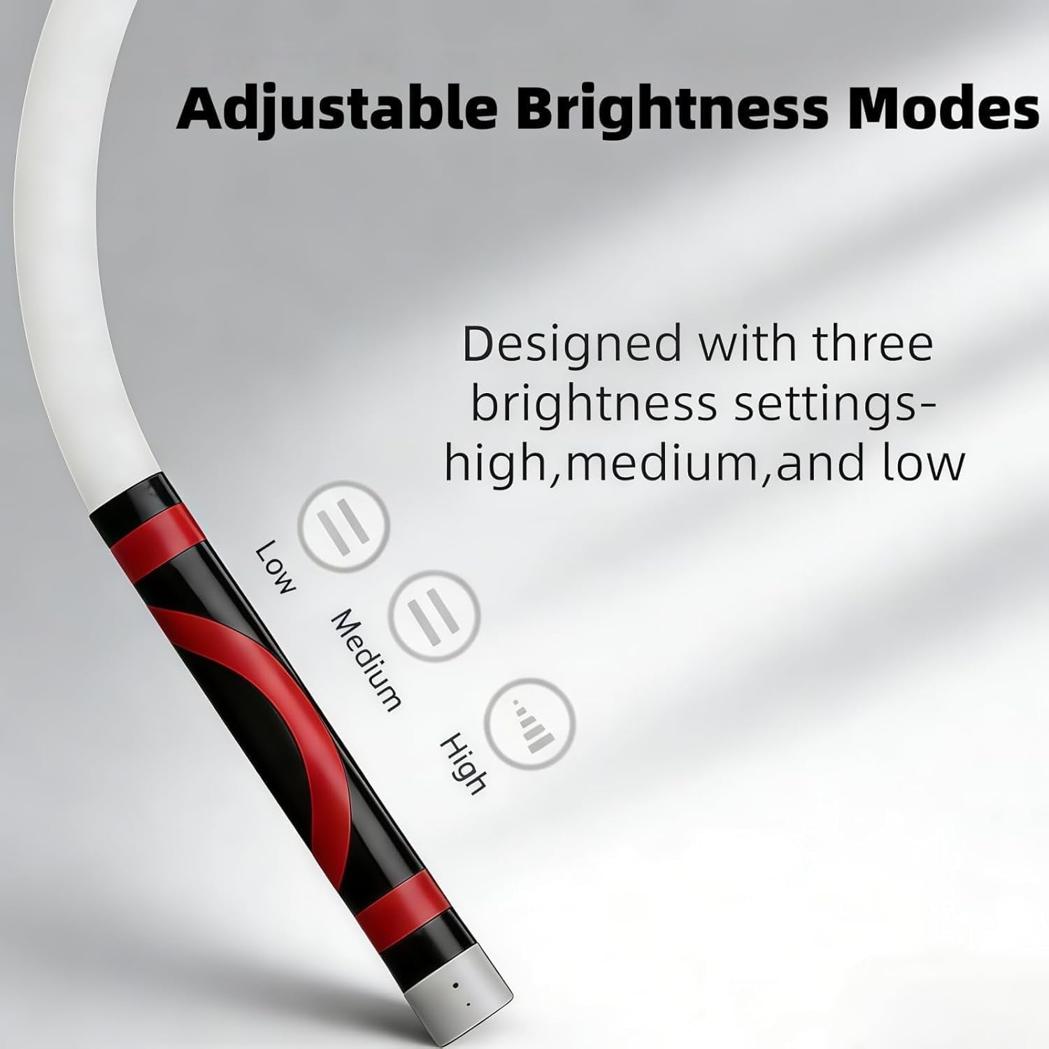 Flexible LED Light Stick, 27" Rechargeable Bendable LED Flashlight Stick with 3 Brightness Modes, High Lumen Work Light for Car Repairs, Mechanical Inspection in Tight Spaces