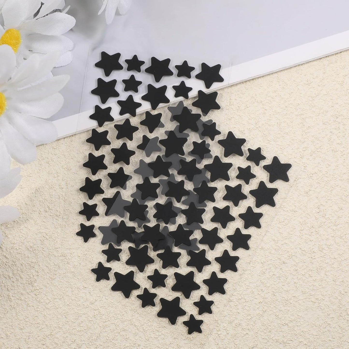 240 Counts Black Star Pimple Patches for Face, Cute Hydrocolloid Star Acne Patches Sticky Spot Stickers Pad Covering Peel Invisible Acne Absorbing Cover Patch
