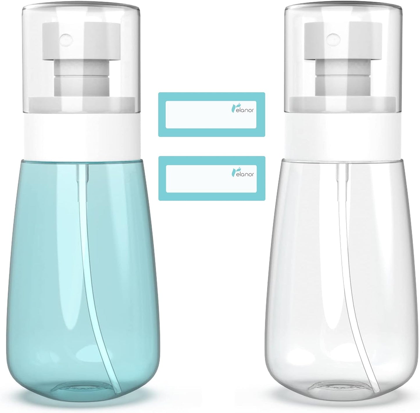 Pack 2 Small Spray Bottle Travel Size 2Oz/60Ml - Fine Mist Mini Empty Spray Bottles - Leak Proof - for Toners, Face & Hair Mist