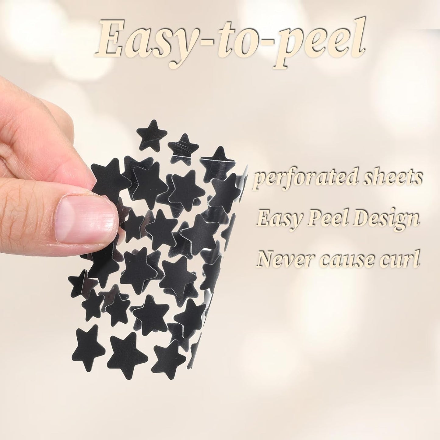 240 Counts Black Star Pimple Patches for Face, Cute Hydrocolloid Star Acne Patches Sticky Spot Stickers Pad Covering Peel Invisible Acne Absorbing Cover Patch