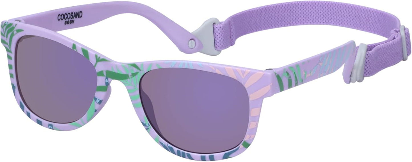 Flexible Baby Sunglasses with Strap Polarized UV Protection for Toddler Infant Newborn Boy Girl Age 0-24 Months