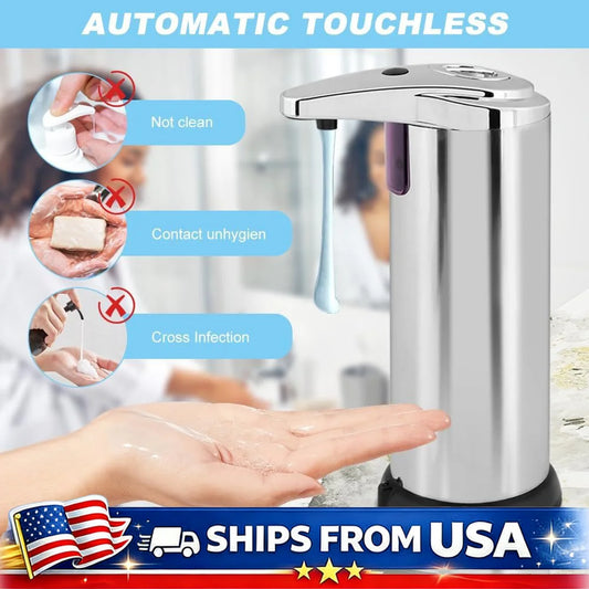 Automatic Touchless Soap Dispenser | Smart Infrared Sensor & Adjustable Volume