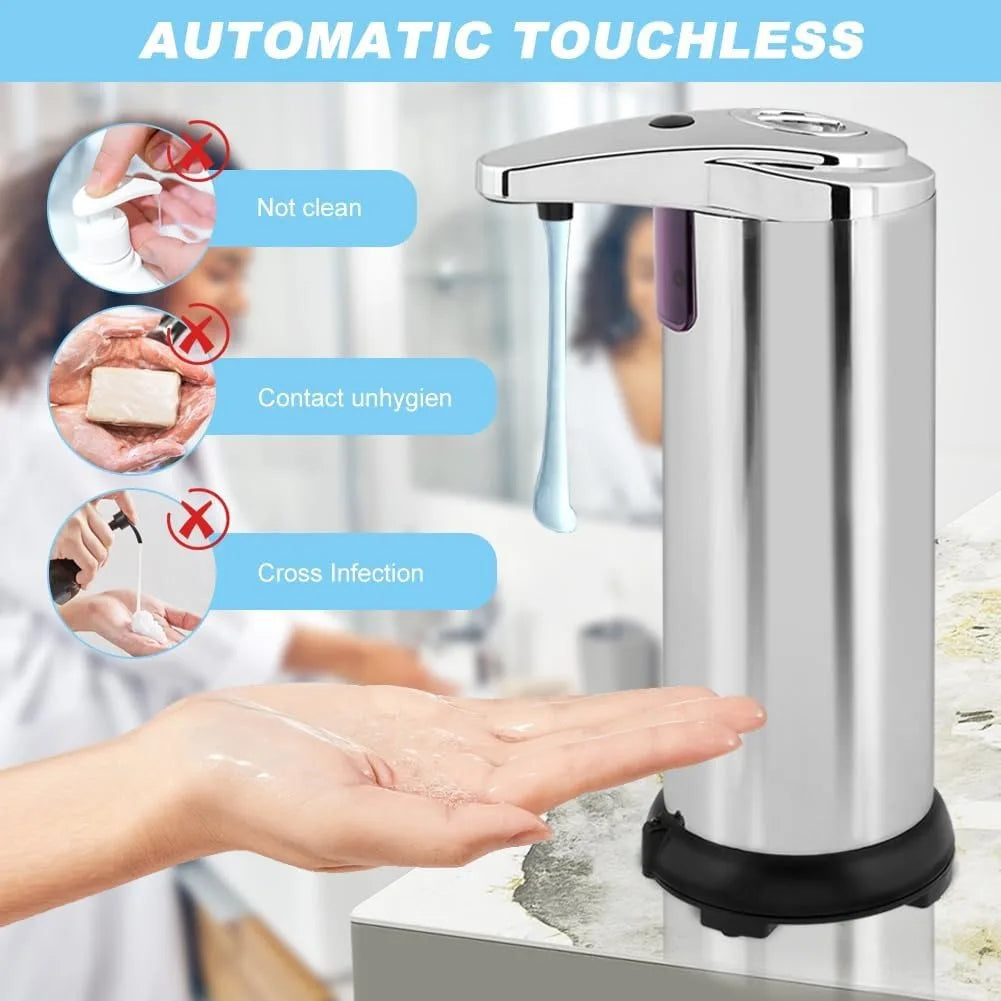 Automatic Touchless Soap Dispenser | Smart Infrared Sensor & Adjustable Volume
