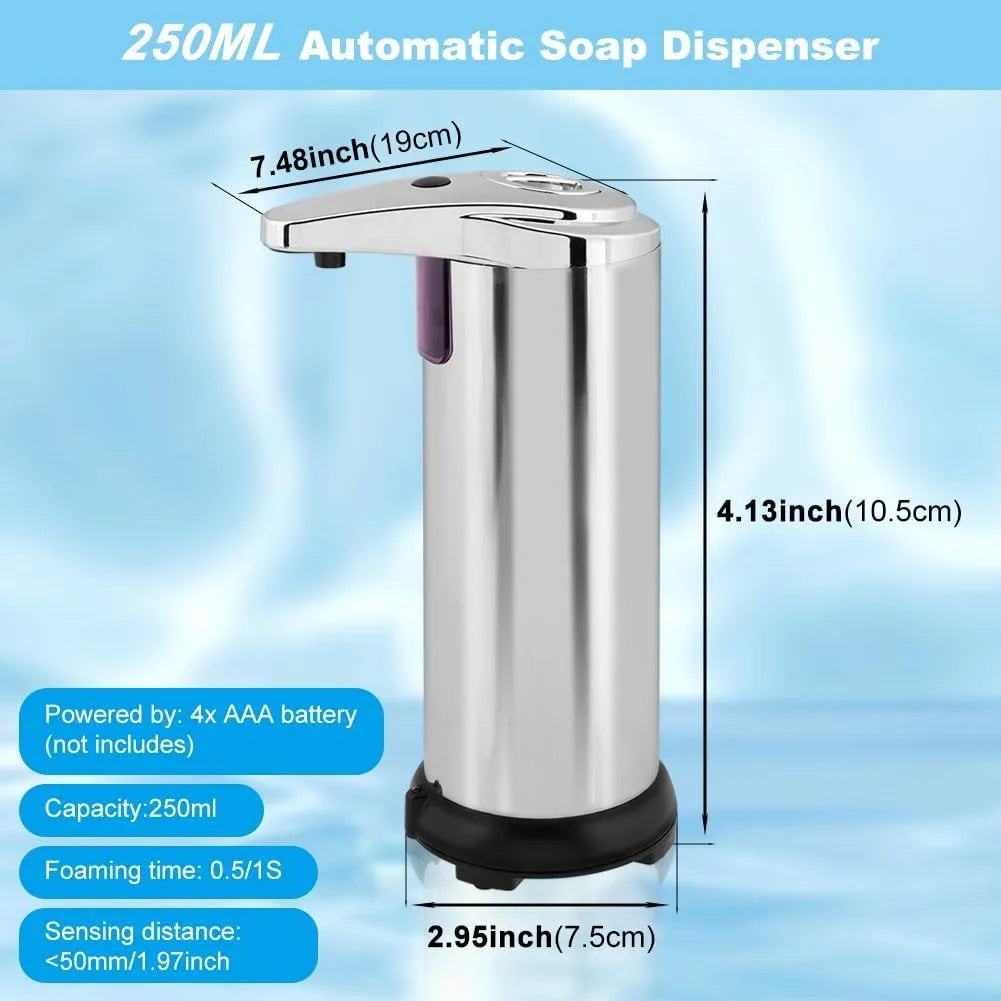 Automatic Touchless Soap Dispenser | Smart Infrared Sensor & Adjustable Volume