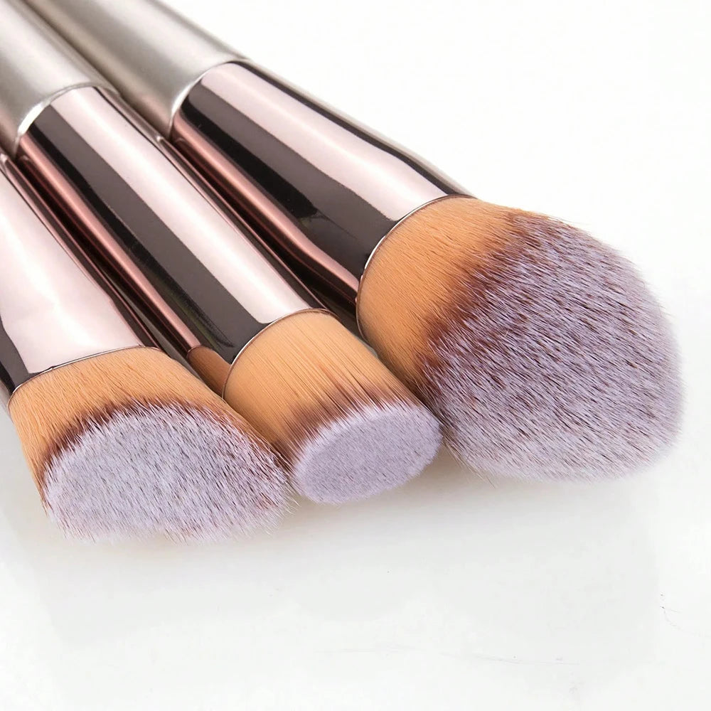 14-Piece Premium Makeup Brush Set – Synthetic Brushes for Foundation, Eyeshadow & Blush