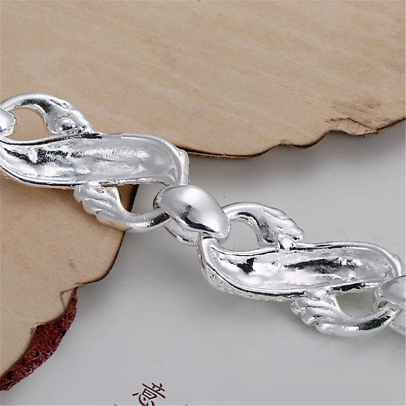 DOTEFFIL 925 Sterling Silver Dragon Cuff Bracelet For Man Women Charm Wedding Engagement Party Fashion Jewelry