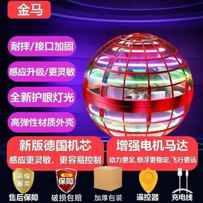 Hand-Controlled LED Flying Ball Toy