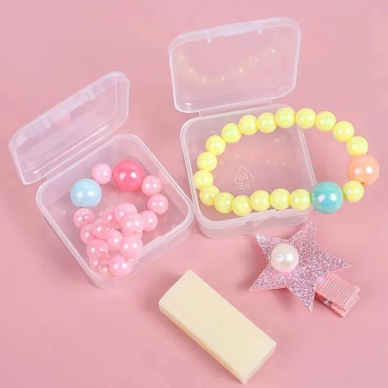 Mini Transparent Jewelry Storage Box Set