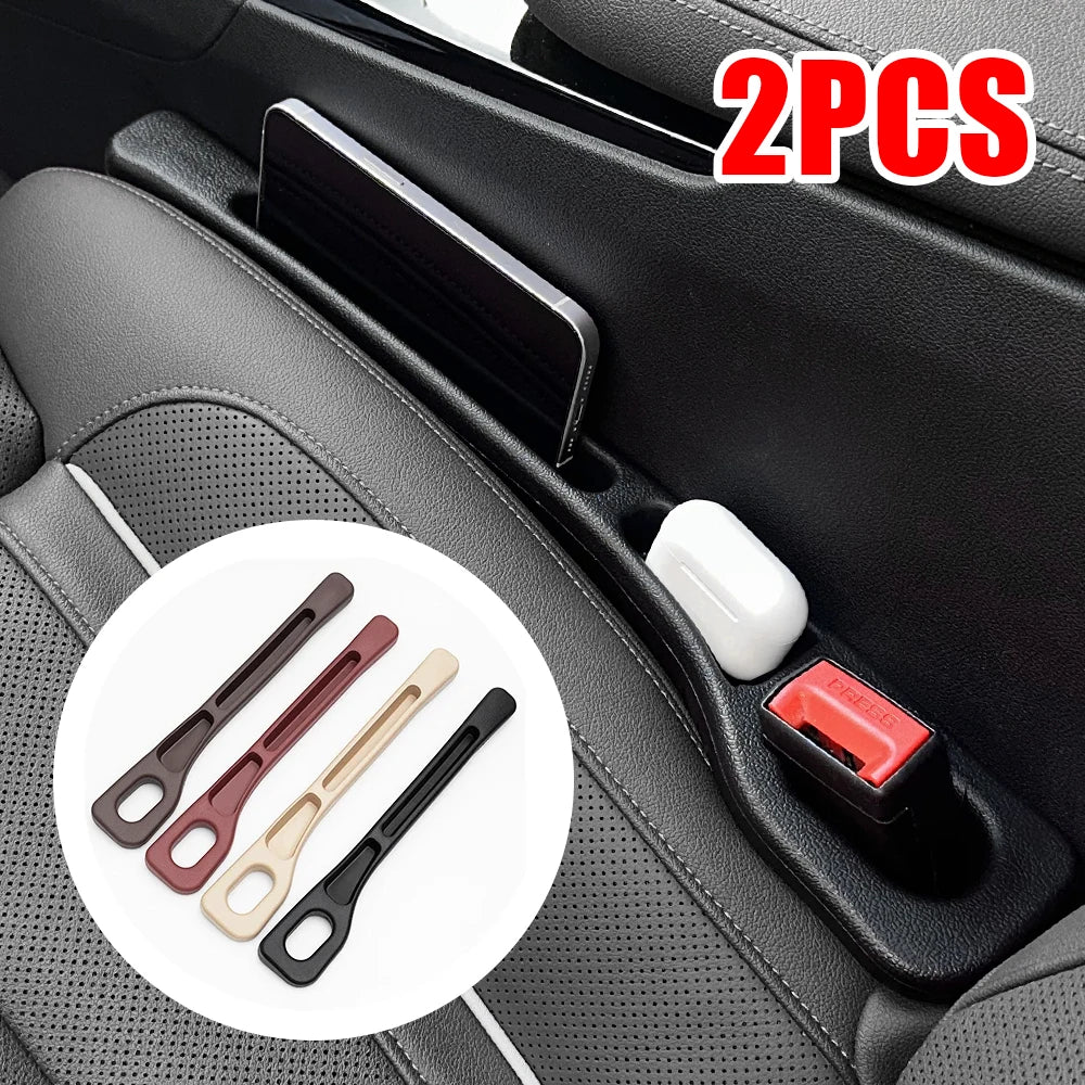 Car Seat Gap Filler with Phone Holder – Leak-Proof Organizer