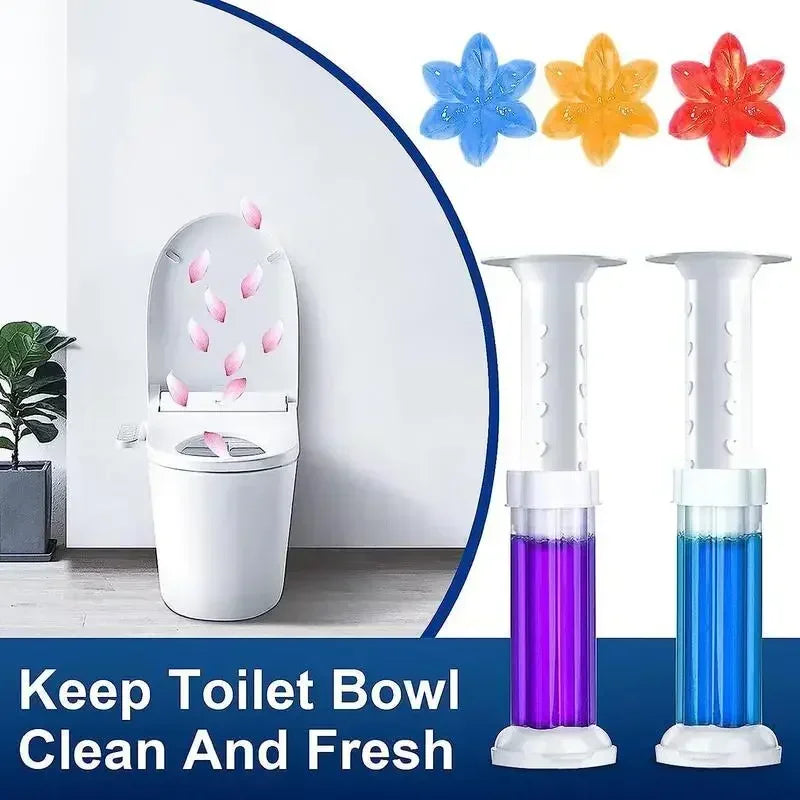 Automatic Toilet Cleaning Gel Tablets - Fragrance Deodorizer & Freshener