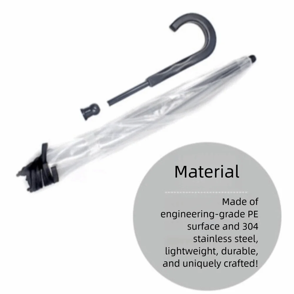Clear Dog Umbrella with Leash – Adjustable Rainproof Pet Poncho for Rain & Snow